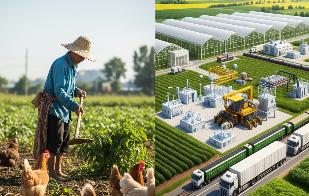 Farming and Agriculture Difference